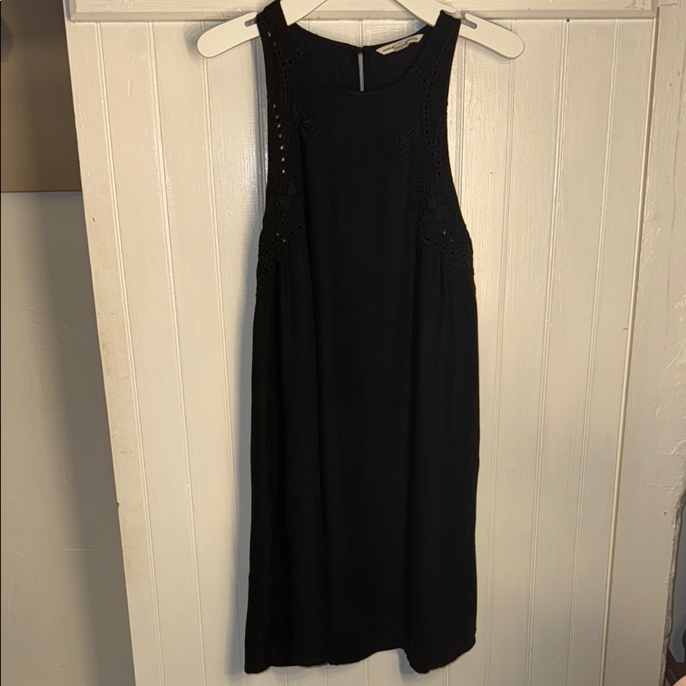 American Eagle Outfitters Black Sheath Halter Dress